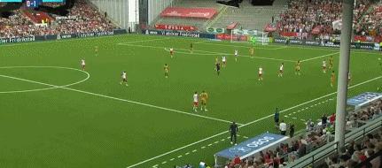 附加赛次回, gif, 皮球被挡出